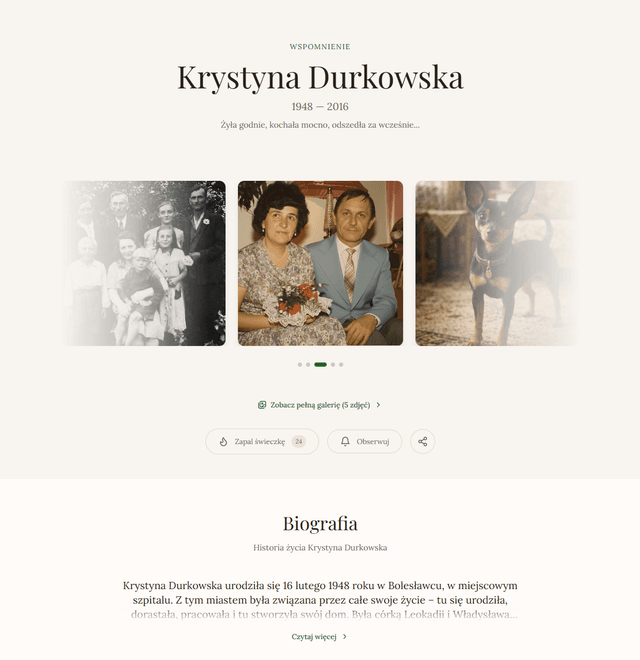 Strona pamięci — przykład 2